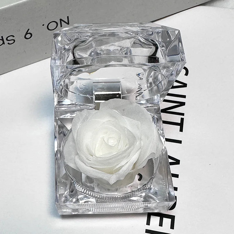 Écrin bague rose éternelle acrylique — vue 6