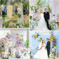 Arche Mariage Dorée Support Fond Photo
