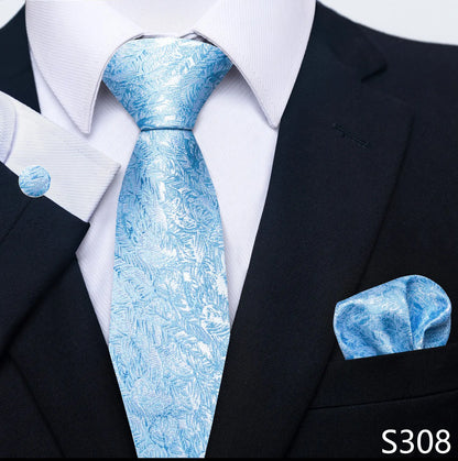 Coffret cravate mariage homme et pochette