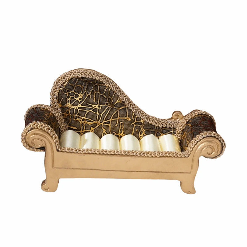Porte-bagues fauteuil décoratif en résine — vue 12