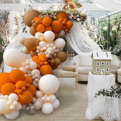 Arche Ballon Mariage Orange Mat — vue 4