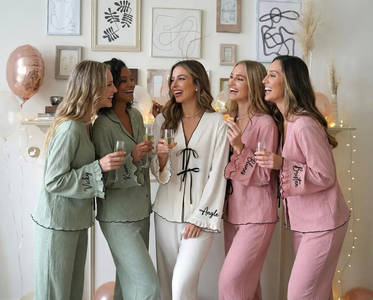 Pyjama Brodé Demoiselle d'Honneur Personnalisé