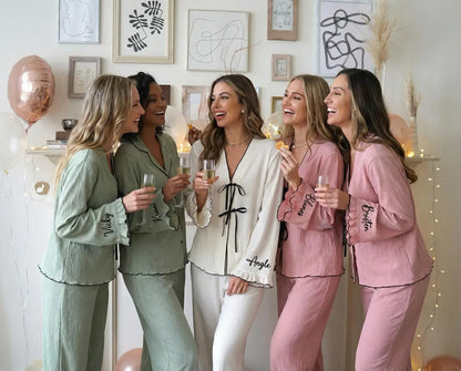 Pyjama Brodé Demoiselle d'Honneur Personnalisé