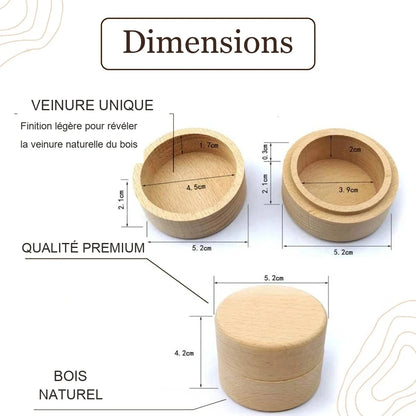 Boîte Alliance Gravée Personnalisée — vue 3