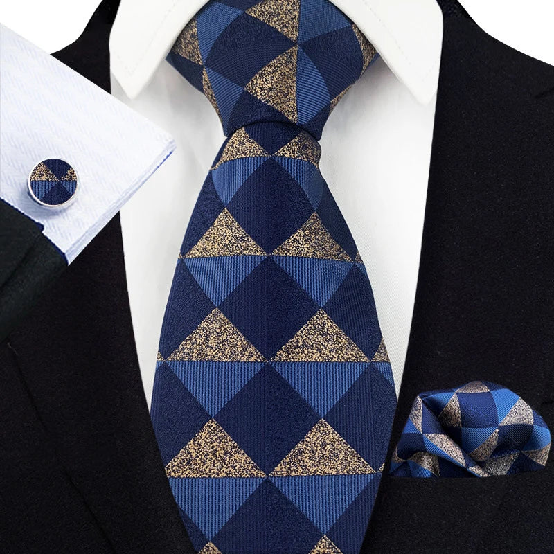 Cravate Mariage Homme et Pochette Assortie