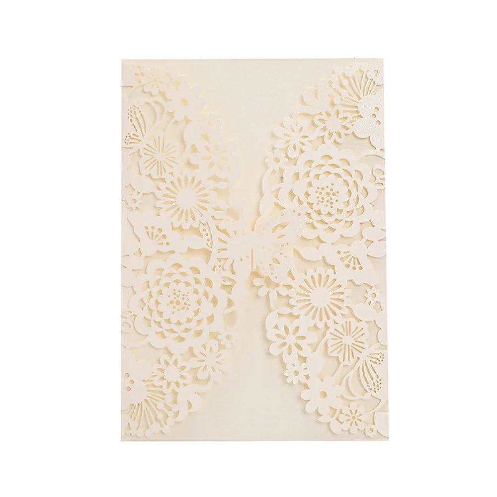 Faire-Part Mariage Fleurs Ajourées — vue 10