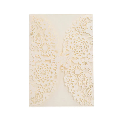 Faire-Part Mariage Fleurs Ajourées — vue 10
