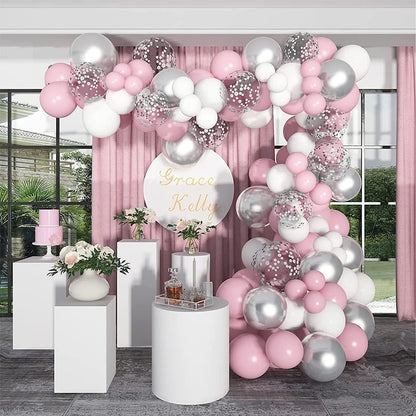 Kit Arche Ballon Mariage Argent