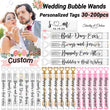Bulles de savon mariage personnalisées