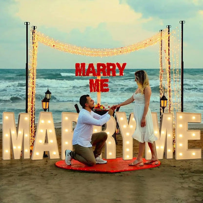 Lettres Lumineuses Géantes Mariage