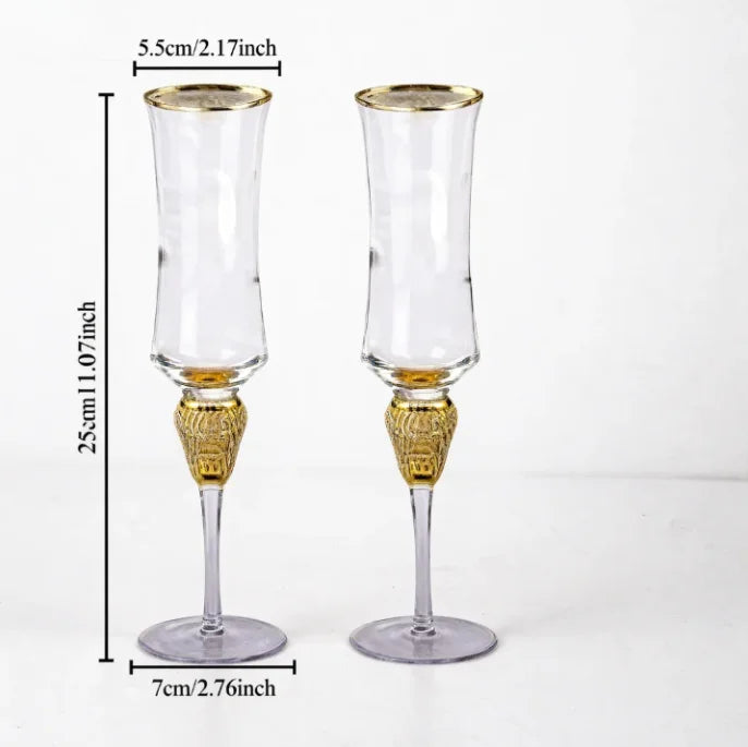 Verres à Vin en Cristal Mariage