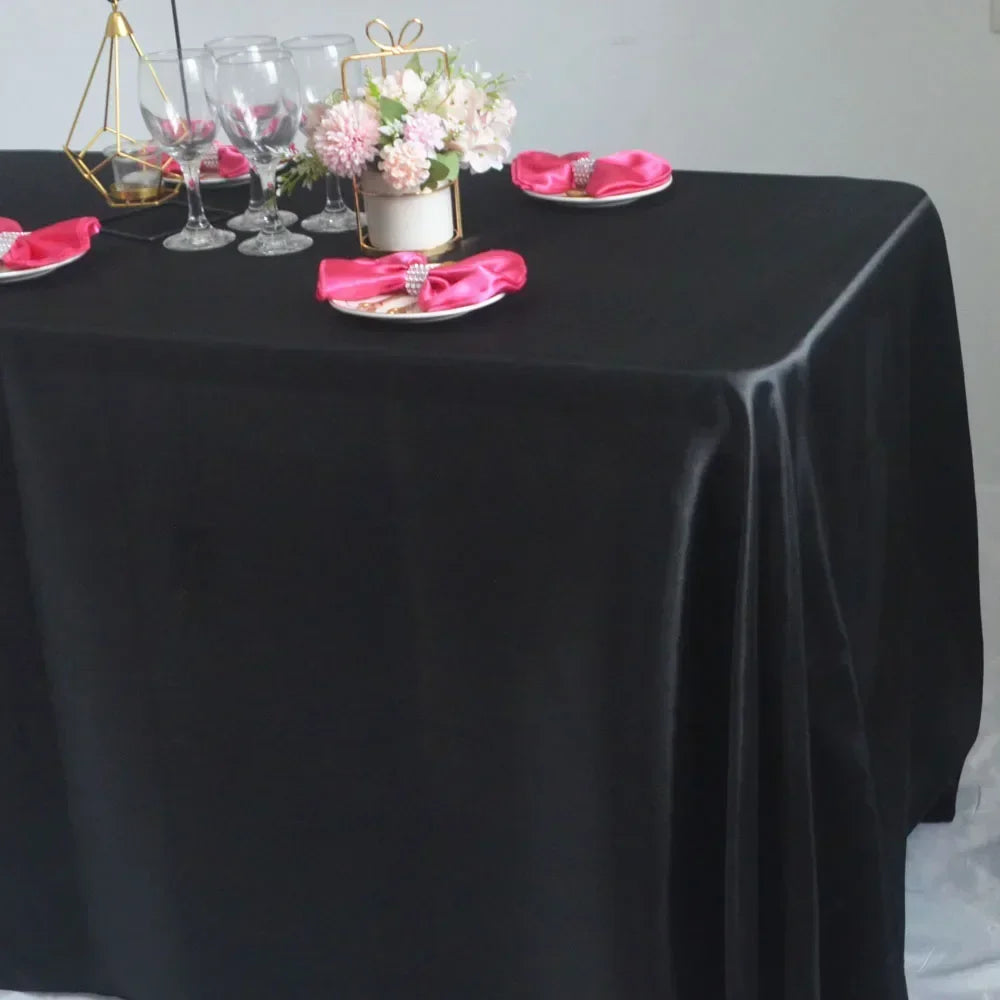 Nappe Satin Mariage Réutilisable