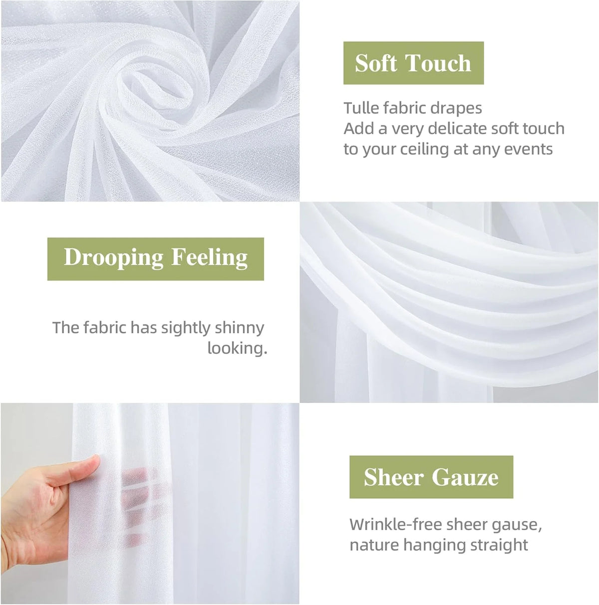 Tissu Arche Mariage Voile Cérémonie