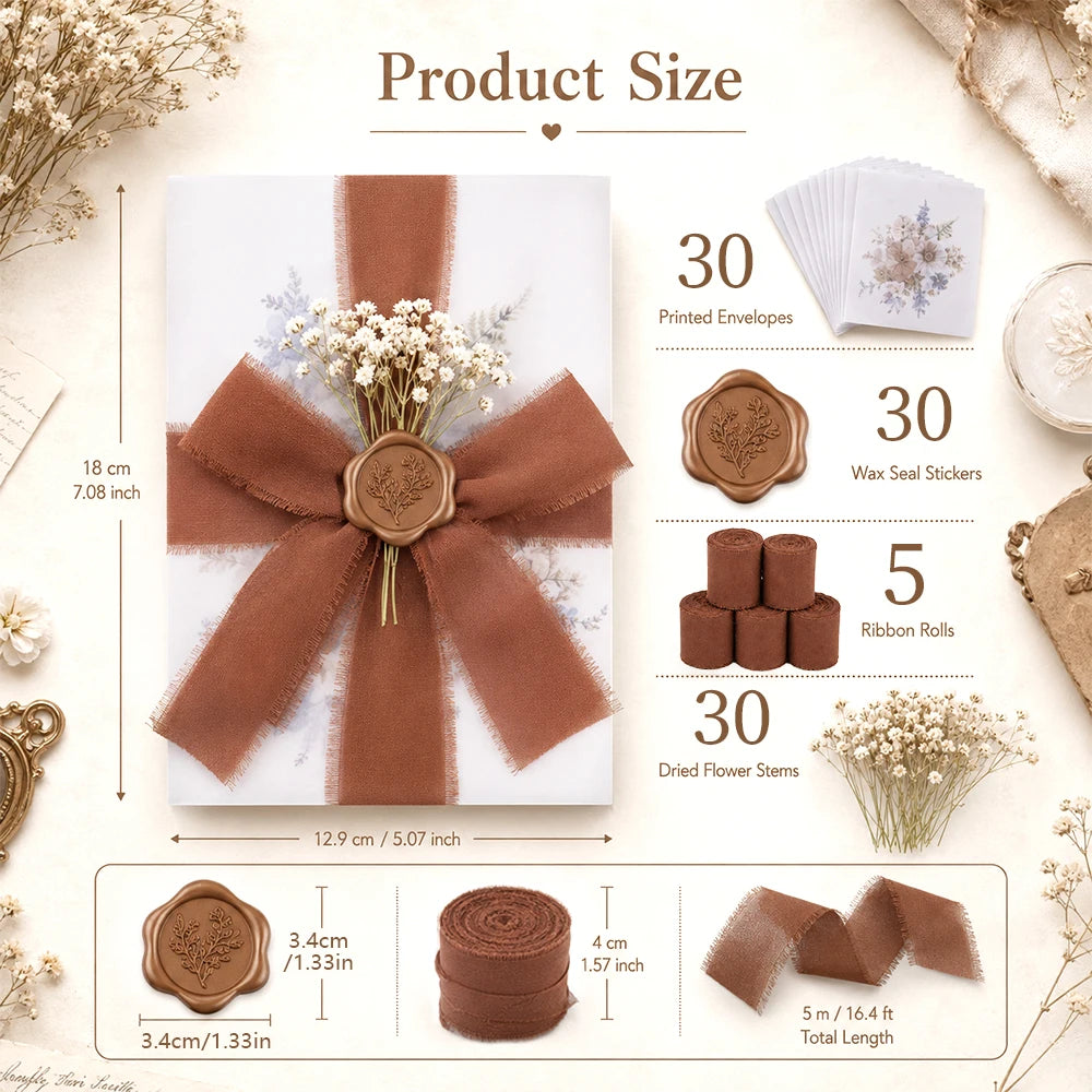 Kit Papeterie Mariage Bohème Terracotta