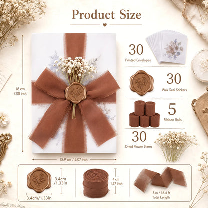 Kit Papeterie Mariage Bohème Terracotta