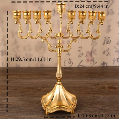 Chandelier en métal pour table d'honneur — vue 8