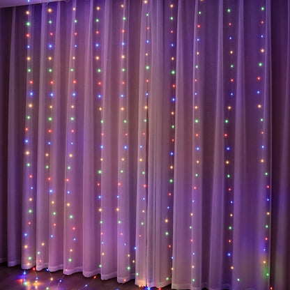 Rideau lumineux mariage LED télécommandé USB