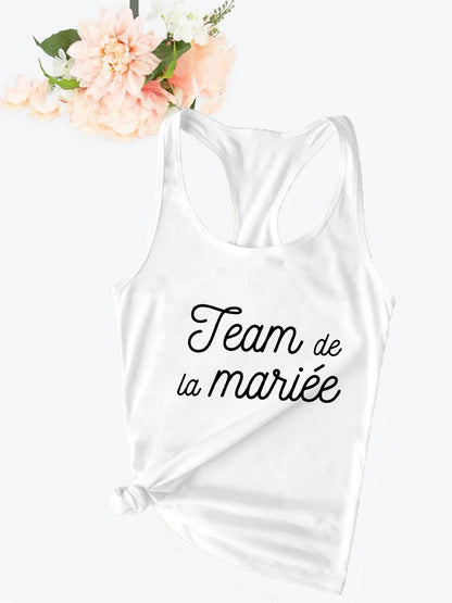 Débardeur EVJF mariée et sa team