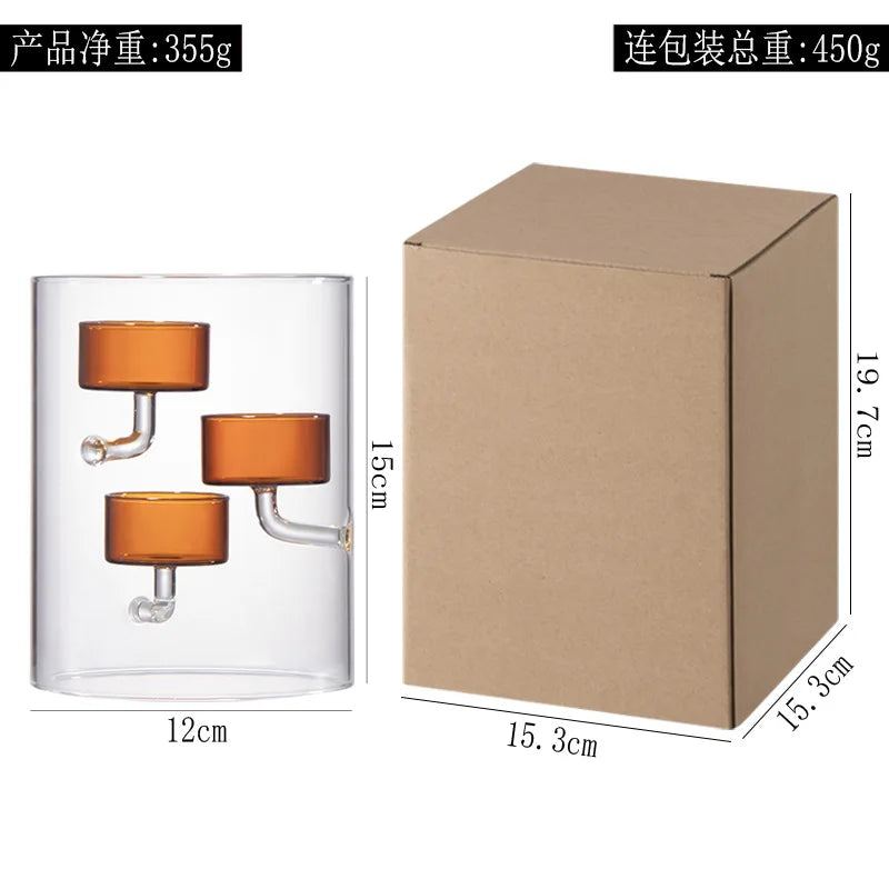 Bougeoir mariage en verre fait main — vue 10