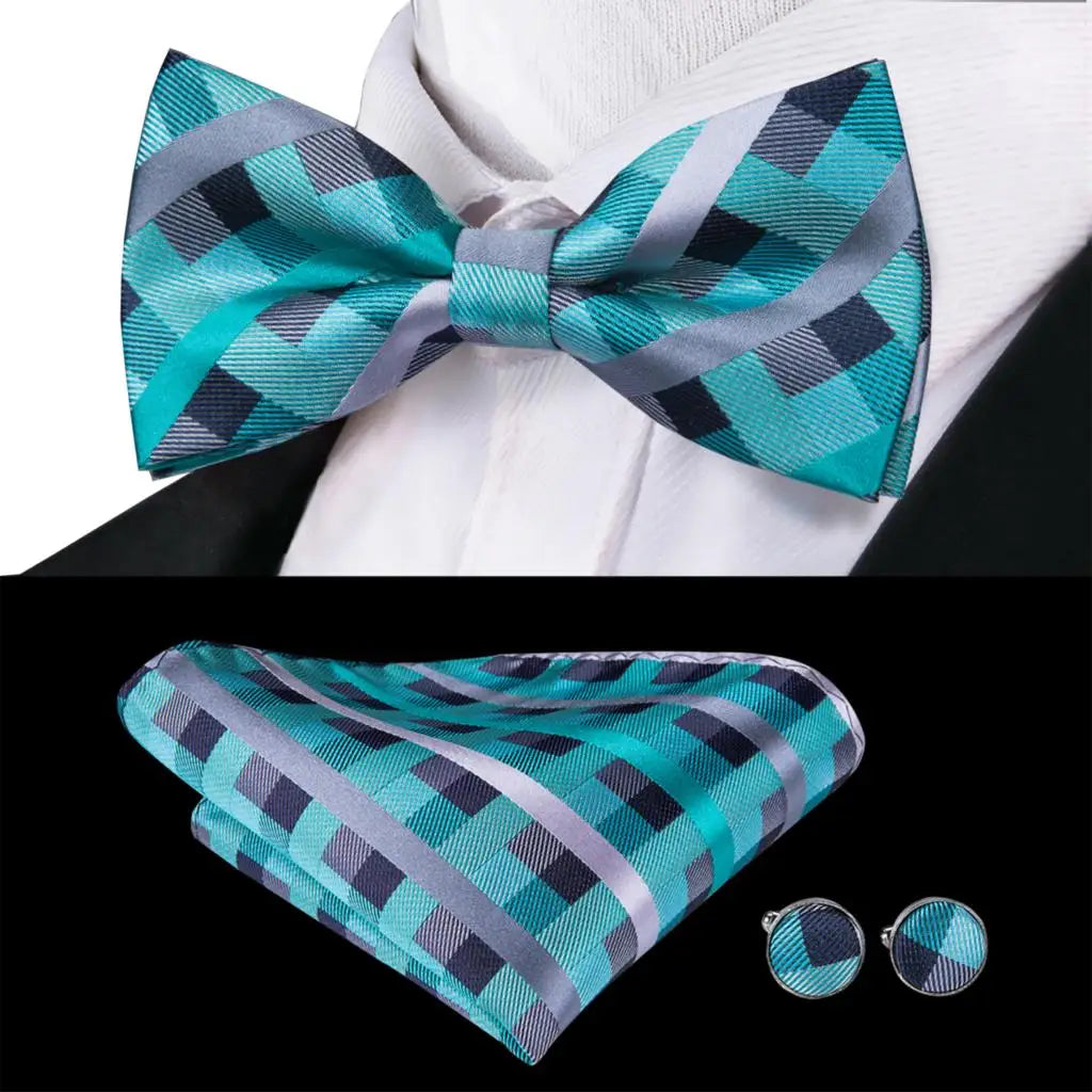 Coffret nœud papillon mariage homme vert