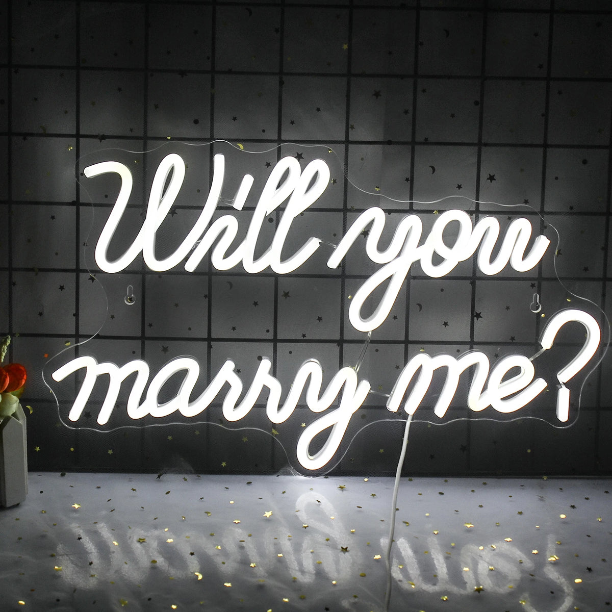 Néon Mariage LED Mots d'Amour — vue 10