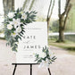 Guirlande fleurs artificielles panneau mariage arche