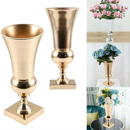 Grand vase doré en fer — vue 4