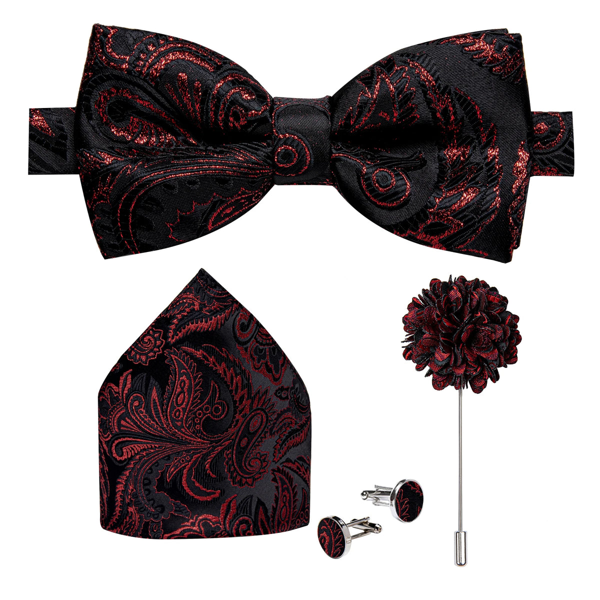 Nœud papillon mariage homme 4 pièces — vue 36