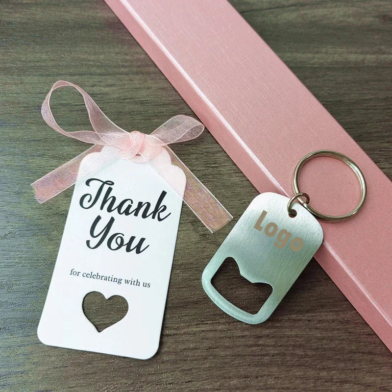 Cadeau Invité Mariage Porte-clés Décapsuleur Personnalisé