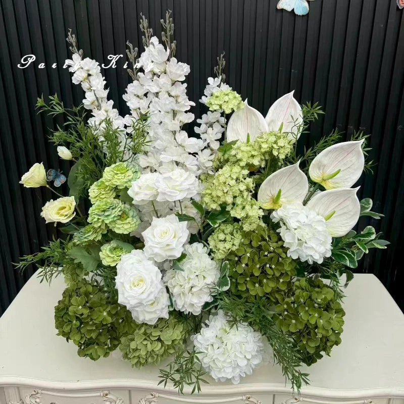 Boule de Fleurs en Soie Mariage — vue 3