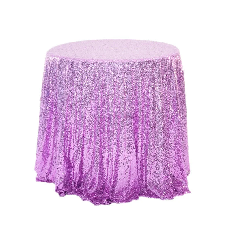 Nappe Ronde à Sequins Mariage — vue 9