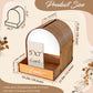 Urne Mariage Bois Arche Miroir