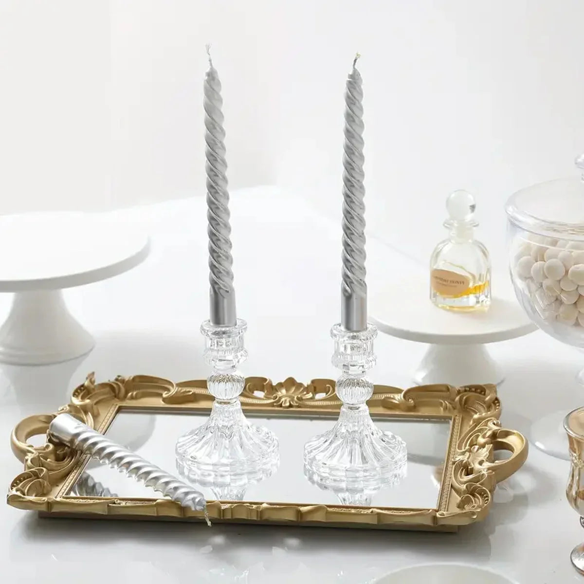 Lot de 3 Photophores Verre Rétro — vue 6