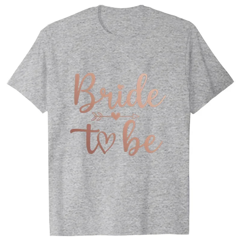 T-shirt EVJF cortège rose gold