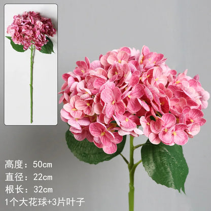 Tige d'Hortensia Artificiel Mariage 52 cm — vue 8