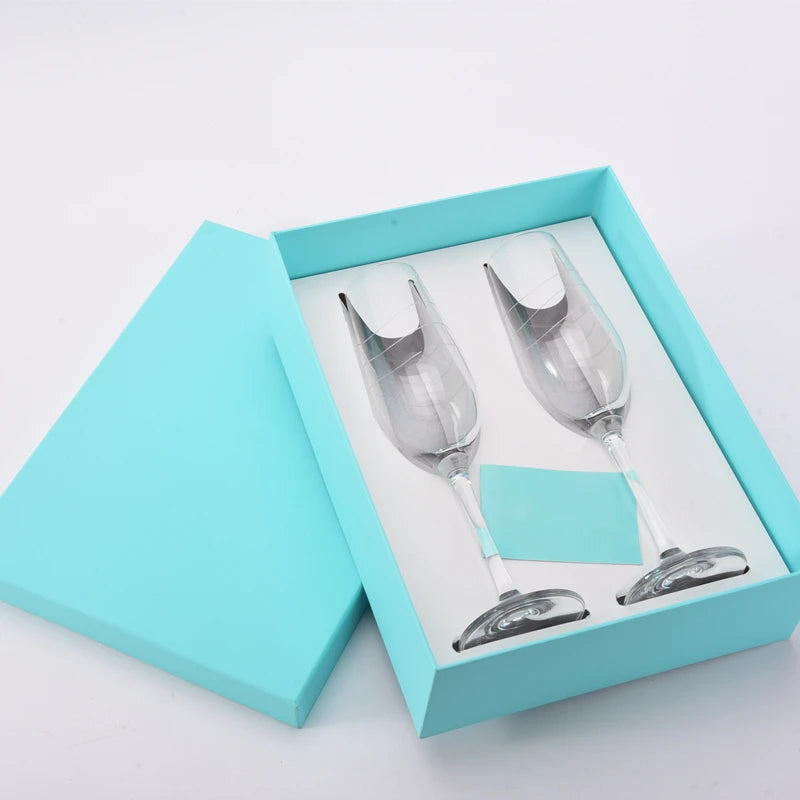 Coffret Flûtes Champagne Mariage Turquoise — vue 5