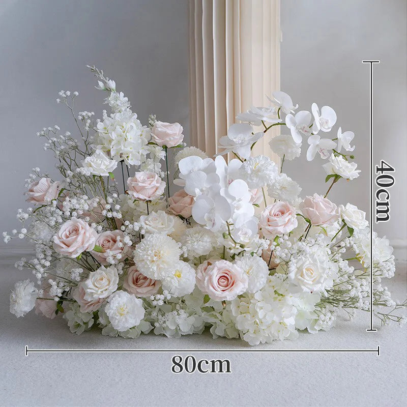 Composition Fleurs Artificielles Mariage Blanche — vue 7