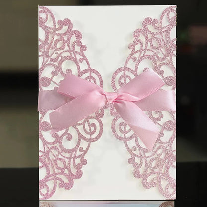 Faire-Part Mariage Découpe Laser Élégant — vue 8