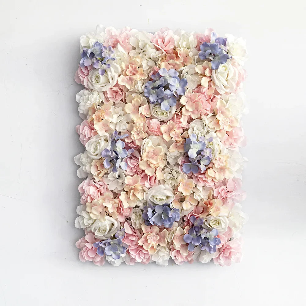 Mur de Roses Artificielles Mariage — vue 6