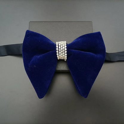 Nœud Papillon Mariage Velours Strass — vue 7