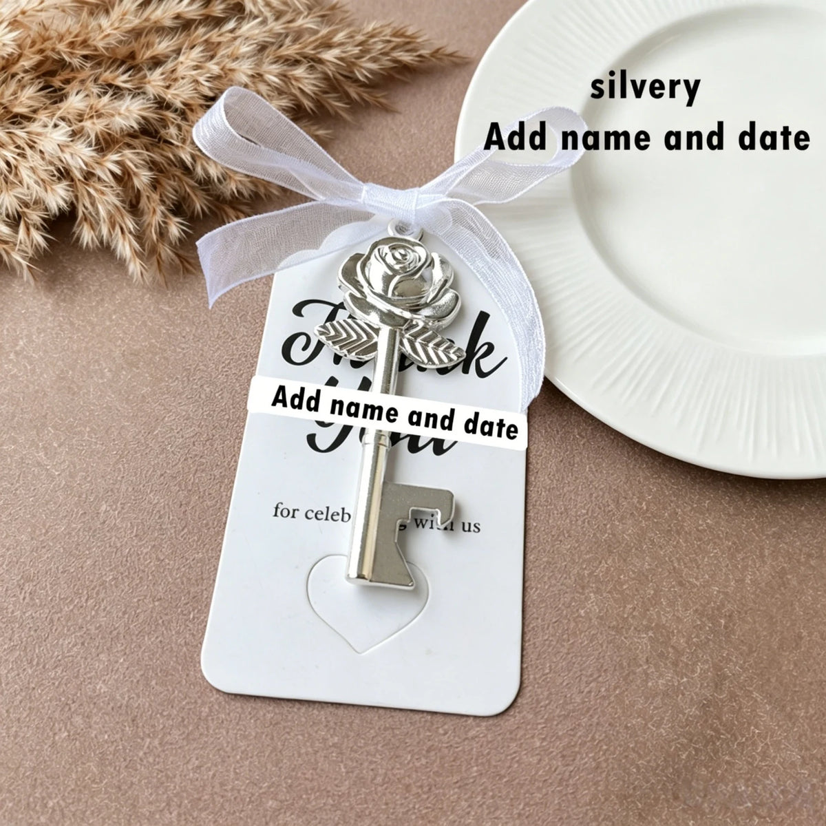 Cadeau invité mariage clé décapsuleur — vue 7
