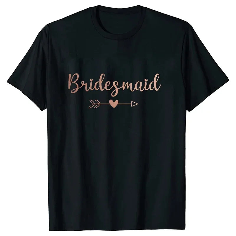 T-shirt EVJF cortège rose gold