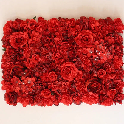 Mur de Roses Artificielles Mariage — vue 11