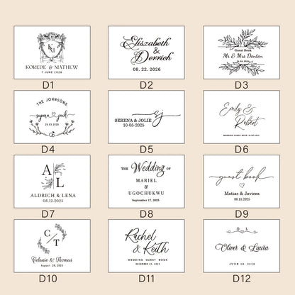 Livre d'Or Mariage Personnalisé Prénoms et Date — vue 6