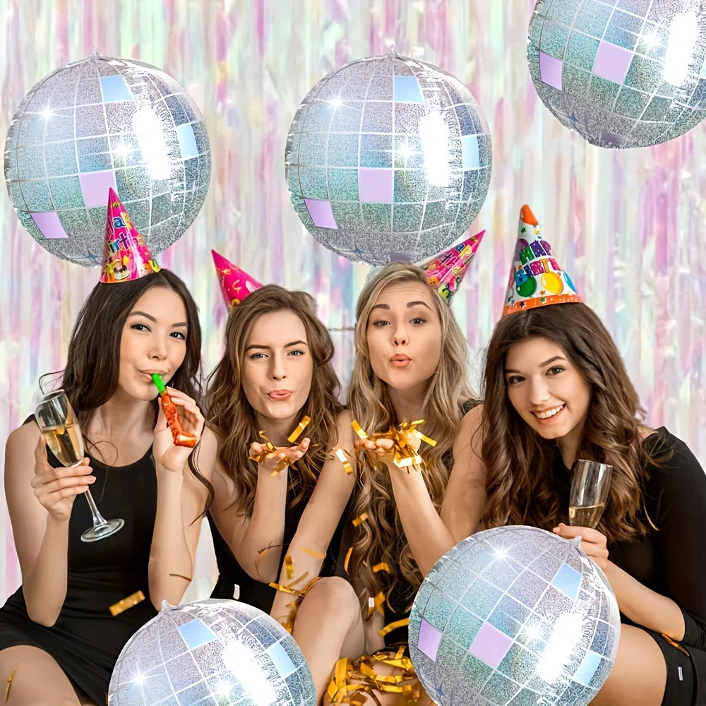 Ballons EVJF Boule Disco Holographique