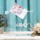 Urne mariage acrylique moderne à enveloppes