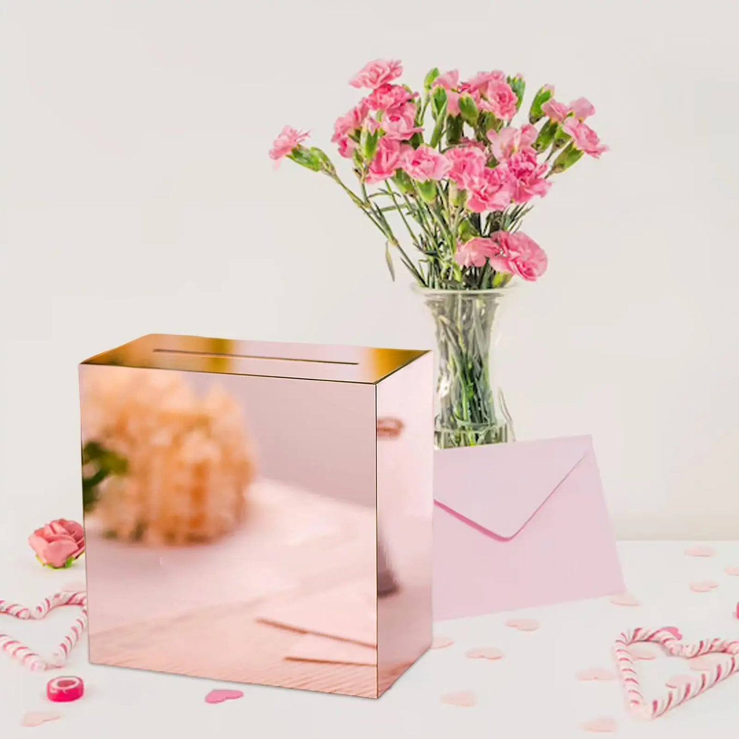 Urne Mariage Acrylique Boîte à Enveloppes