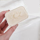 Boîte alliance velours monogramme beige