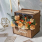 Urne Mariage Bois Champêtre avec Fente