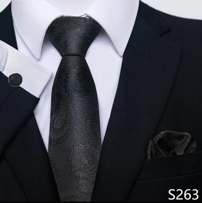 Coffret cravate mariage homme et pochette